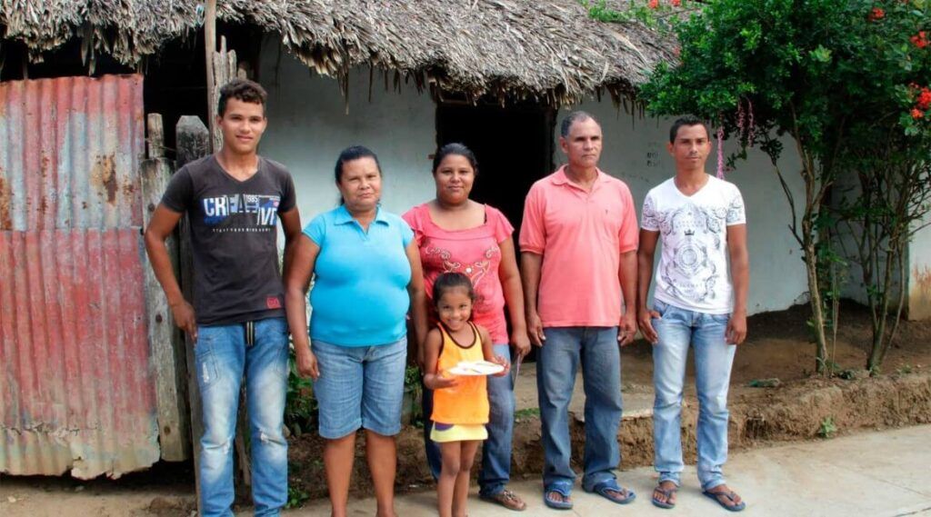 familia en pobreza extrema
