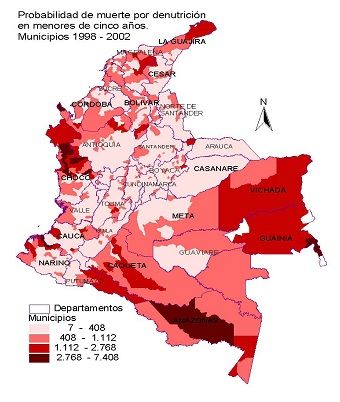 mapa del hambre en colombia